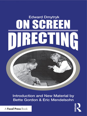 cover image of On Screen Directing